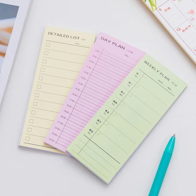 1Pc Day Week Month Plan Detailed Lists Notebook Daily Memos Pad Planner Stickers Sticky Notes School Office Stationery Supplies
1Pc Day Week Month Plan Detailed Lists Notebook Daily Memos Pad Planner Stickers Sticky Notes School Office Stationery Supplies