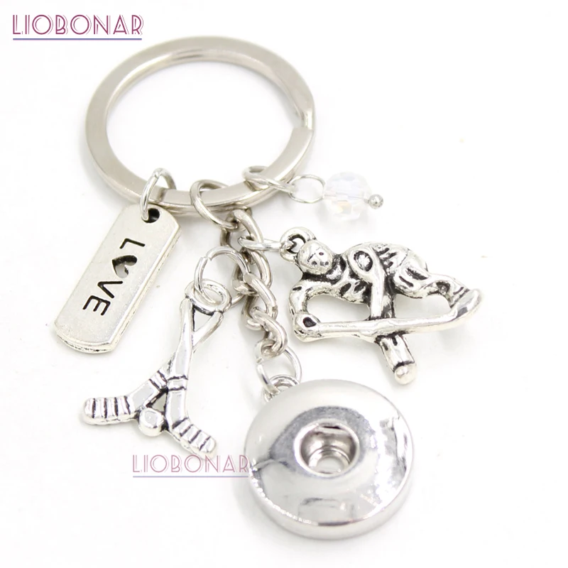 1PC Ice Hockey Key Chain Handbag Charm Love sport Snap Keychain Key Ring for Hockey Lover Gift 18mm Snap Jewelry
1PC Ice Hockey Key Chain Handbag Charm Love sport Snap Keychain Key Ring for Hockey Lover Gift 18mm Snap Jewelry