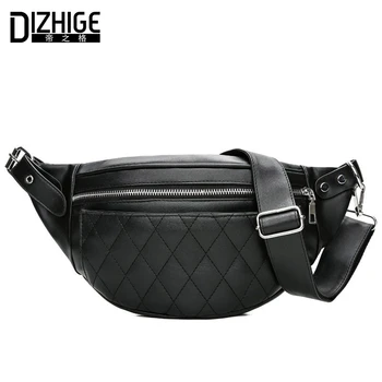 DIZHIGE Brand Fashion Women Waist Packs Black PU Leather Fanny Pack Belt Bag Multifunctional Shopping Travel Waist Bag For Phone
DIZHIGE Brand Fashion Women Waist Packs Black PU Leather Fanny Pack Belt Bag Multifunctional Shopping Travel Waist Bag For Phone