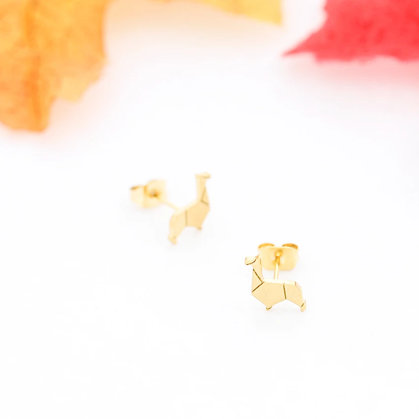 Wholesale 10 Pairs Stainless Steel Origami Small Alpaca Stud Earrings For Women Kids Jewelry Cute Animal Boucle D'oreille Femme
Wholesale 10 Pairs Stainless Steel Origami Small Alpaca Stud Earrings For Women Kids Jewelry Cute Animal Boucle D'oreille Femme