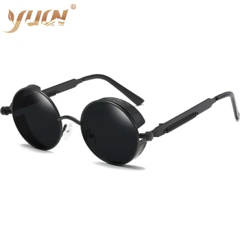High quality Retro round sunglasses men brand designer metal frame polarized unisex sun glasses oculos
High quality Retro round sunglasses men brand designer metal frame polarized unisex sun glasses oculos