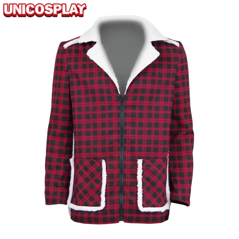 Deadpool Coat Cosplay Costumes Red And Black Grid Cotton Outwear Halloween Uniform
Deadpool Coat Cosplay Costumes Red And Black Grid Cotton Outwear Halloween Uniform