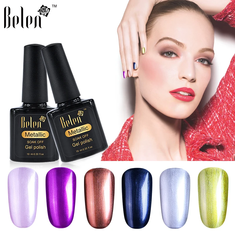 Belen 6pc Metallic Mirror Effect Nail Gel Polish Lacquer Nail Art Gel Soak Off Semi Permanent Nail Paint Varnish 12 Color
Belen 6pc Metallic Mirror Effect Nail Gel Polish Lacquer Nail Art Gel Soak Off Semi Permanent Nail Paint Varnish 12 Color