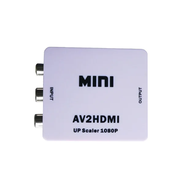 New Mini Composite 1080P AV To HDMI Audio Video AV CVBS Adapter Converter For HDTV 1080P Video with charger
New Mini Composite 1080P AV To HDMI Audio Video AV CVBS Adapter Converter For HDTV 1080P Video with charger
