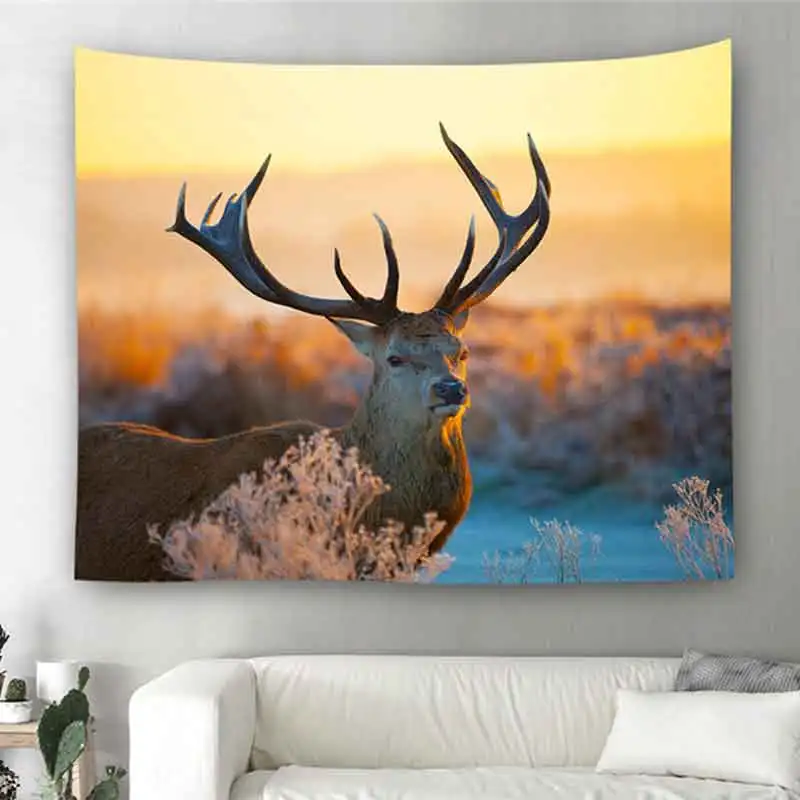 Deer Elk Animal Printed Wall Hanging Tapestry for Living Room Home Decor Summer Beach Cover Tablecloth Bed Sheets Women Yoga Mat
Deer Elk Animal Printed Wall Hanging Tapestry for Living Room Home Decor Summer Beach Cover Tablecloth Bed Sheets Women Yoga Mat