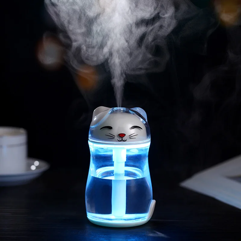 USB Ultrasonic Humidifier Home Office Baby Bedroom Mini Aroma Diffuser Color Night Light Mist Maker Creative Lucky Cat
USB Ultrasonic Humidifier Home Office Baby Bedroom Mini Aroma Diffuser Color Night Light Mist Maker Creative Lucky Cat