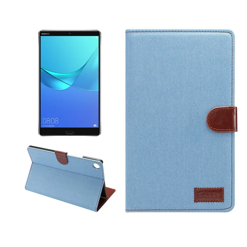 Denim Leather Case Auto Sleep Wake UP Smart Cover with Card Slot for Huawei Mediapad M5 8.4 inch Tablet +Stylus
Denim Leather Case Auto Sleep Wake UP Smart Cover with Card Slot for Huawei Mediapad M5 8.4 inch Tablet +Stylus