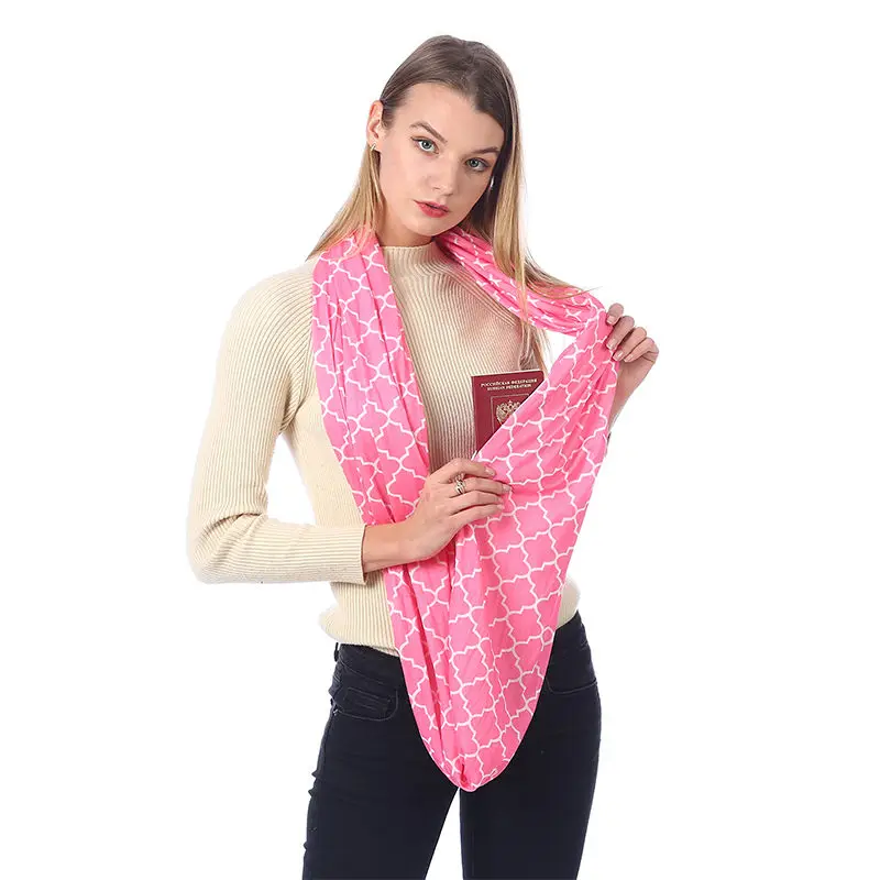 AZU Women Soft Travel Scarf Warm Winter Scarves Zipper Pocket Loop Scarf Convertible Infinity Scarf
AZU Women Soft Travel Scarf Warm Winter Scarves Zipper Pocket Loop Scarf Convertible Infinity Scarf
