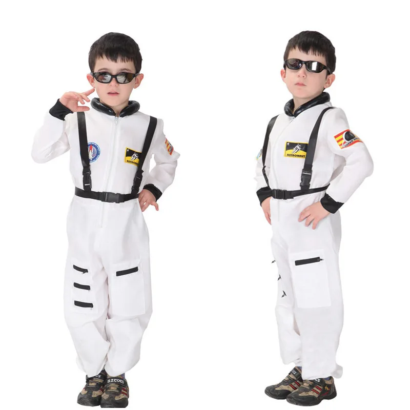 

Kids Air Force Pilot Astronaut Costume for Boys Christmas Carnival Halloween Masquerade COS Fancy Dress Children Cosplay Clothes