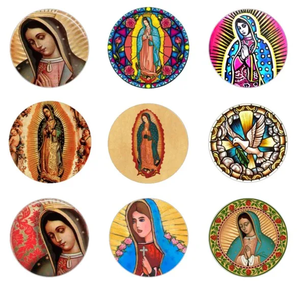Hot sale 5pcs16mm20mm25mmOur Lady of Guadalupe Religious Catholic Handmade Photo Glass Drop Style Cabochons Jewelry Accessories
Hot sale 5pcs16mm20mm25mmOur Lady of Guadalupe Religious Catholic Handmade Photo Glass Drop Style Cabochons Jewelry Accessories