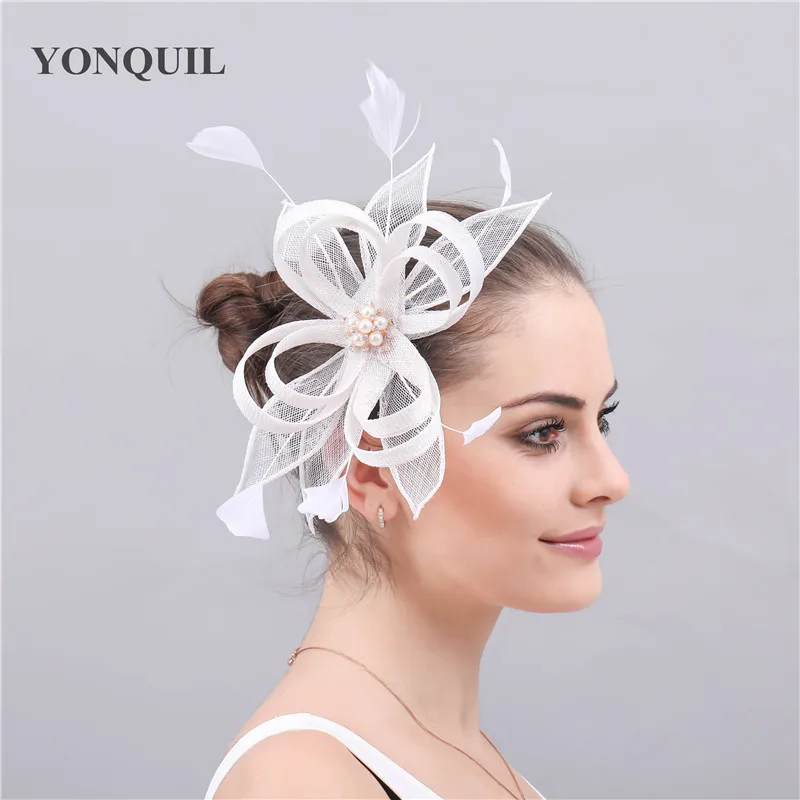 Ivory Sinamay Womens Headwear Hair Clip Elegant Ladies Wedding Fascinator Hat Hair Accessories Formal Party Headdress Hair Clip
Ivory Sinamay Womens Headwear Hair Clip Elegant Ladies Wedding Fascinator Hat Hair Accessories Formal Party Headdress Hair Clip