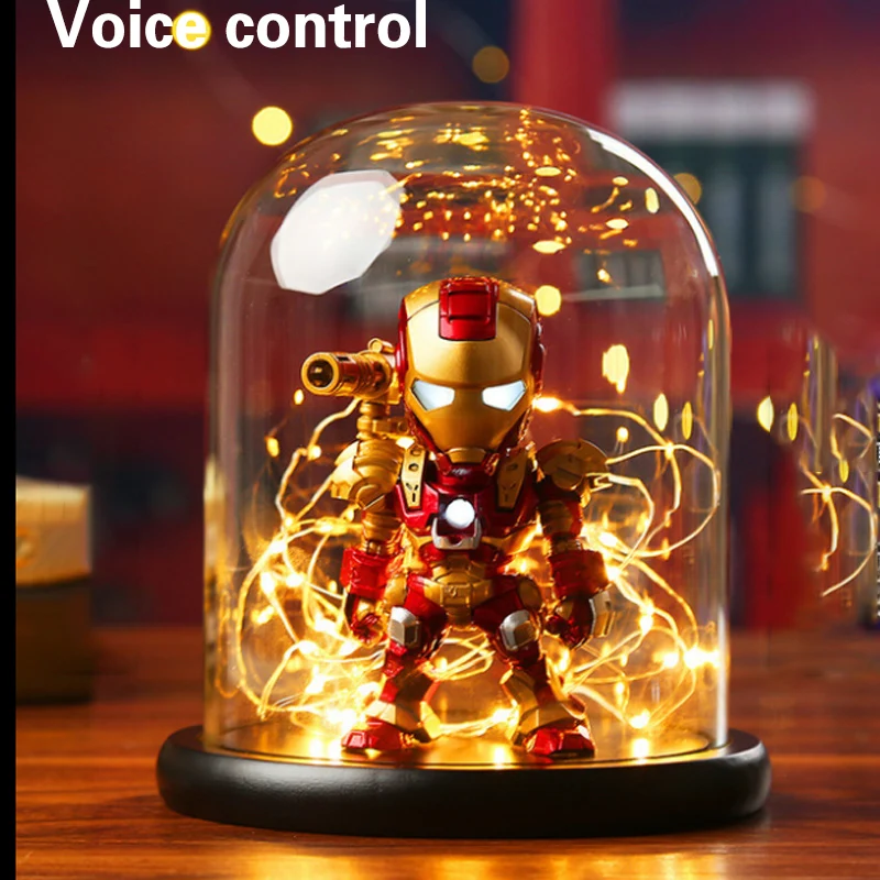Hot Marvel Avengers 4 Iron Man Mark XLII MK 42 with LED Light 1/6 Scale PVC Figure Collectible Model Toy Wooden box packaging
Hot Marvel Avengers 4 Iron Man Mark XLII MK 42 with LED Light 1/6 Scale PVC Figure Collectible Model Toy Wooden box packaging