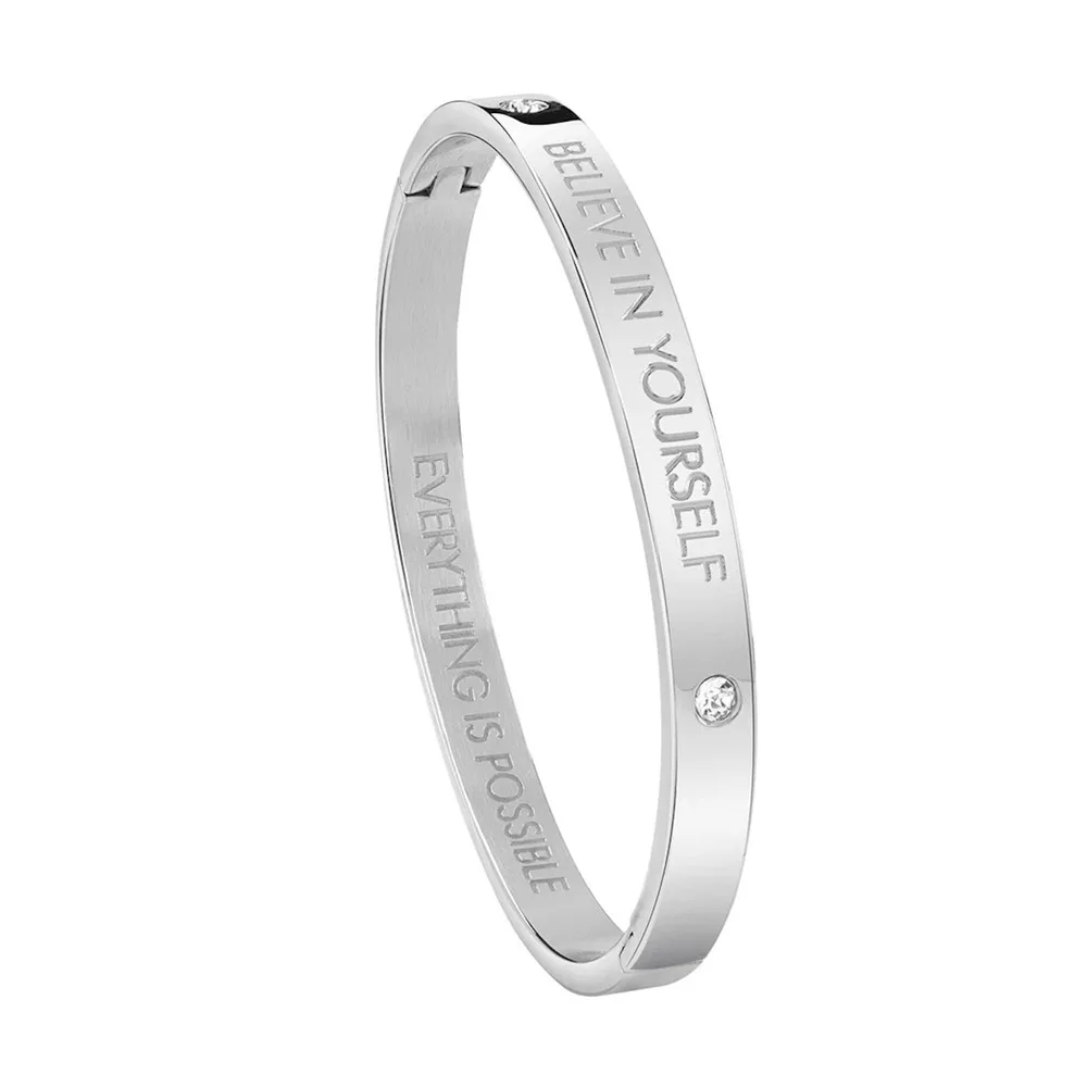 1PC Newest Style Hand Stamped 6MM Stainless Steel Believe In Yourself Everything Is Possible Inspirational Cuff Bangle Bracelet
1PC Newest Style Hand Stamped 6MM Stainless Steel Believe In Yourself Everything Is Possible Inspirational Cuff Bangle Bracelet