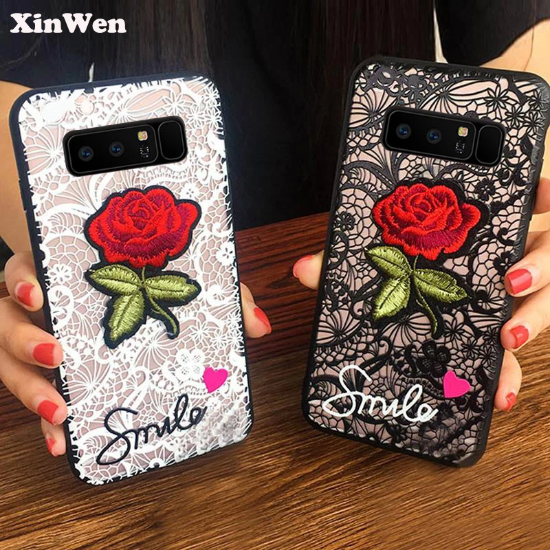 XinWen luxury 3d cute Fashion Rose Flower hard PC Phone cover coque case For samsung galaxy Note 8 Note8 Sexy Woman Lace Back
XinWen luxury 3d cute Fashion Rose Flower hard PC Phone cover coque case For samsung galaxy Note 8 Note8 Sexy Woman Lace Back