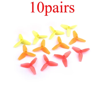 10Pairs 40mm Propellers 3 Blades Paddle 1.0mm Hole Dia Prop Propeller for 716 720 8520 Hollow Cup 0603 0703 Brushless Motors
10Pairs 40mm Propellers 3 Blades Paddle 1.0mm Hole Dia Prop Propeller for 716 720 8520 Hollow Cup 0603 0703 Brushless Motors