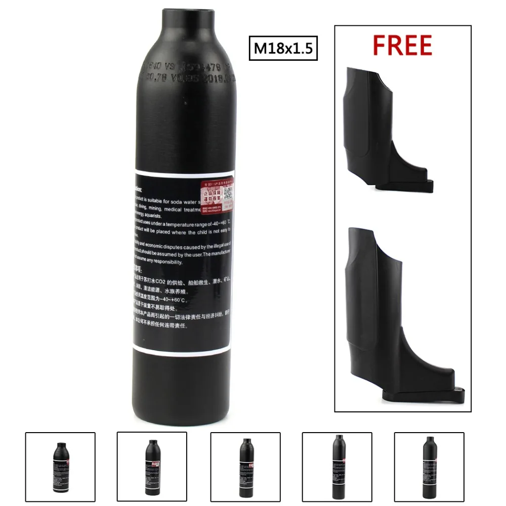 PCP Paintball Airforce Scuba Pump 4500psi 300bar HPA Cylinder Air Bottle Aluminum Alloy M18x1.5 Tank 0.22L 0.3L 0.35L 0.45L 0.47
PCP Paintball Airforce Scuba Pump 4500psi 300bar HPA Cylinder Air Bottle Aluminum Alloy M18x1.5 Tank 0.22L 0.3L 0.35L 0.45L 0.47