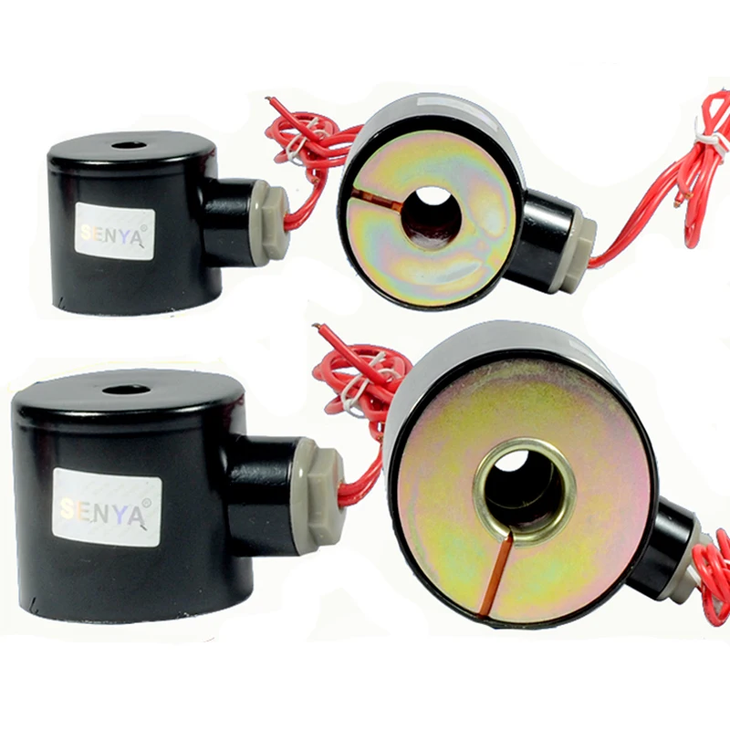 All copper wire valve coil small diameter solenoid valve water valve coil with protection iron shell 220V 24V 12V
All copper wire valve coil small diameter solenoid valve water valve coil with protection iron shell 220V 24V 12V