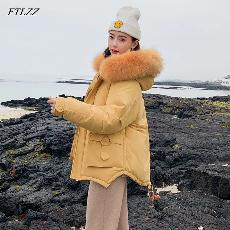 FTLZZ 2019 New Winter Jacket Women Faux Fur Hooded Parka Coats Female Long Sleeve Thick Warm Snow Wear Jacket Cotton Coat Tops
FTLZZ 2019 New Winter Jacket Women Faux Fur Hooded Parka Coats Female Long Sleeve Thick Warm Snow Wear Jacket Cotton Coat Tops
