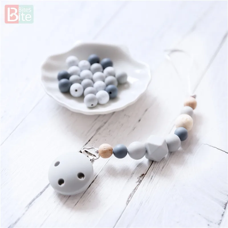 Bite Bites 1PC Food Grade Silicone Pacifier Clip Chain Chewing Silicone Beads BPA Free Nurse Gift For Baby Toys Teether For Kids
Bite Bites 1PC Food Grade Silicone Pacifier Clip Chain Chewing Silicone Beads BPA Free Nurse Gift For Baby Toys Teether For Kids