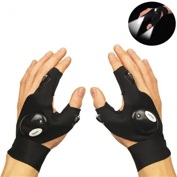Useful Fingerless LED Flashlight Gloves Night Light for Repairing Fishing Camping Hiking Outdoor Activities Rescue Tools lamp
Useful Fingerless LED Flashlight Gloves Night Light for Repairing Fishing Camping Hiking Outdoor Activities Rescue Tools lamp