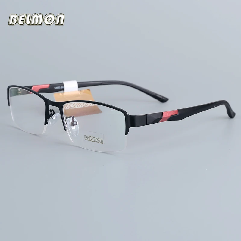 Belmon Eyeglasses Frame Men Computer Optical Prescription Myopia Nerd Clear Lens Eye Glasses Spectacle Frame For Male RS12003
Belmon Eyeglasses Frame Men Computer Optical Prescription Myopia Nerd Clear Lens Eye Glasses Spectacle Frame For Male RS12003