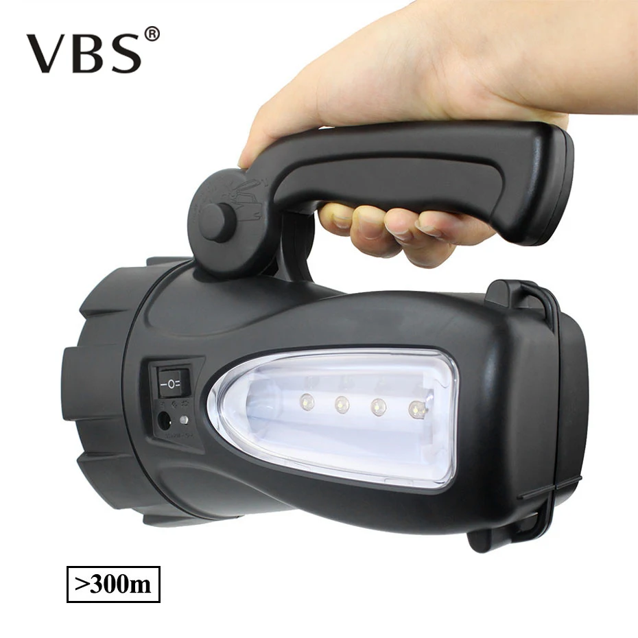 

Portable Spotlight LED Flashlight 3W LED Bead Searchlight Rechargeable Waterproof Outdoor Torch Work Light Camping Lanterns