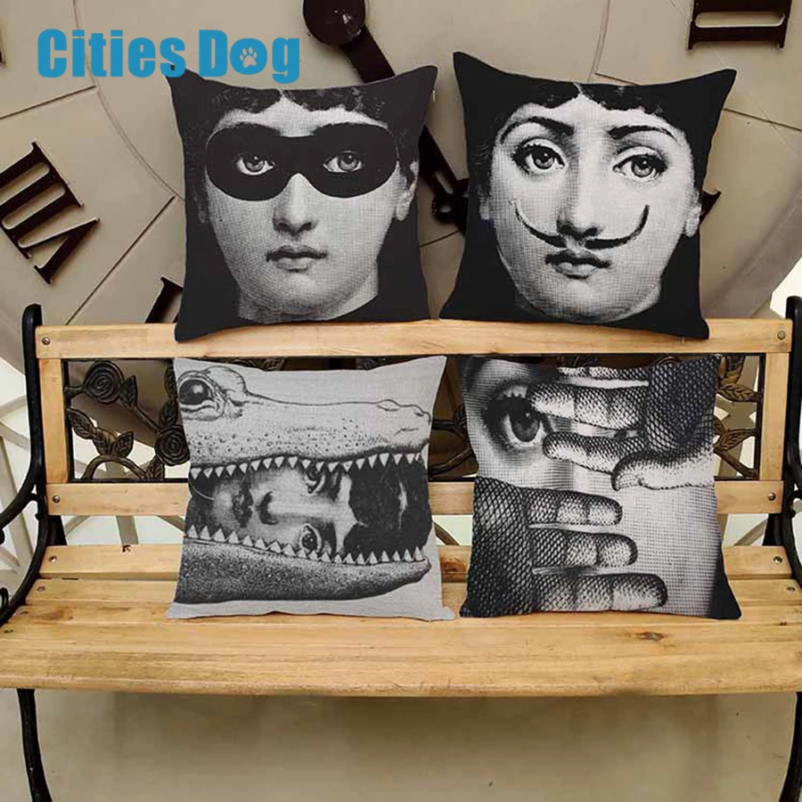 pillow cushion decorative pillows character Fornasetti Pattern Pillowcase pillow for pregnant women dakimakura travesseiro
pillow cushion decorative pillows character Fornasetti Pattern Pillowcase pillow for pregnant women dakimakura travesseiro