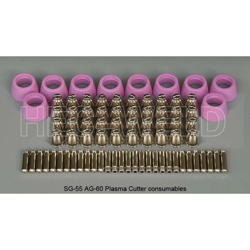 SG-55 AG-60 Plasma Cutting Cutter Torch Accessories KIT Plasma Nozzles TIPS 1.2mm 60Amp 80PK
SG-55 AG-60 Plasma Cutting Cutter Torch Accessories KIT Plasma Nozzles TIPS 1.2mm 60Amp 80PK