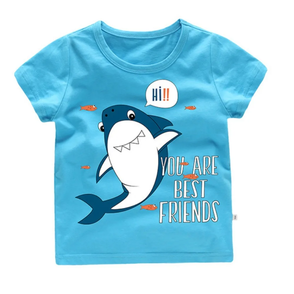 Cotton Kids Boys T-shirts Summer Kid Cartoon Animal Print T Shirt Tops Blouse Baby Short Sleeve Casual Tee Shirts for Boys
Cotton Kids Boys T-shirts Summer Kid Cartoon Animal Print T Shirt Tops Blouse Baby Short Sleeve Casual Tee Shirts for Boys
