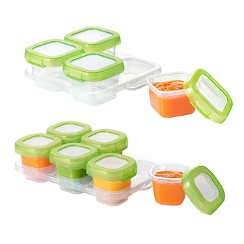 1set Baby Food Containers By Little Sprout: Reusable Stackable Storage Cups with Tray
1set Baby Food Containers By Little Sprout: Reusable Stackable Storage Cups with Tray