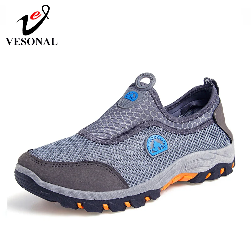 VESONAL 2019 Summer Slip-On Mesh Sneakers Men Shoes Out door Breathable Comfortable Male Shoes Loafers Casual Walking Footwear
VESONAL 2019 Summer Slip-On Mesh Sneakers Men Shoes Out door Breathable Comfortable Male Shoes Loafers Casual Walking Footwear