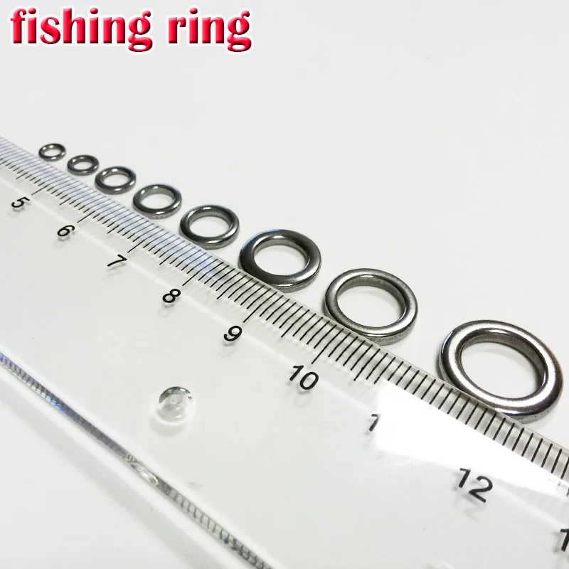 100PCS/LOT fishing solid ring 304 pure stainless steel fishing ring fishing accessories Heavy-duty lure jigging ring
100PCS/LOT fishing solid ring 304 pure stainless steel fishing ring fishing accessories Heavy-duty lure jigging ring