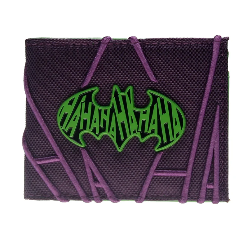 Purple embroidered HAHAHA Joker Bifold Men Wallet Women Purse DFT-3063
Purple embroidered HAHAHA Joker Bifold Men Wallet Women Purse DFT-3063