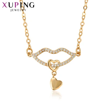 Xuping Sexy Temperament Necklace Heart Pattern Synthetic Cubic Zirconia Jewelry for Women Christmas Gift 44467
Xuping Sexy Temperament Necklace Heart Pattern Synthetic Cubic Zirconia Jewelry for Women Christmas Gift 44467