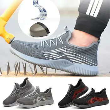 2019 Men Casual Shoes Lace up Men Shoes Lightweight Comfortable Breathable Walking Sneakers Safety Shoes Steel Toe Work Boots
2019 Men Casual Shoes Lace up Men Shoes Lightweight Comfortable Breathable Walking Sneakers Safety Shoes Steel Toe Work Boots