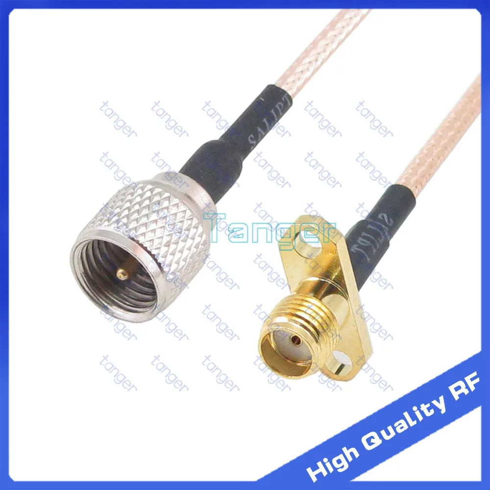 mini UHF male plug to SMA female 2hole panel with RG-316 RF Coaxial Pigtail Jumper cable 6" 15cm Tanger High Quality RF cables
mini UHF male plug to SMA female 2hole panel with RG-316 RF Coaxial Pigtail Jumper cable 6" 15cm Tanger High Quality RF cables
