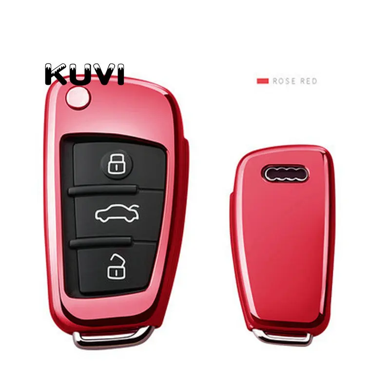 Car Key Covers TPU Key Case Fob Shell For AUDI A1A4A3A6 TT Q3 Q7 S3 Anti-drop Protection Holder Car-Styling Car Accessories
Car Key Covers TPU Key Case Fob Shell For AUDI A1A4A3A6 TT Q3 Q7 S3 Anti-drop Protection Holder Car-Styling Car Accessories