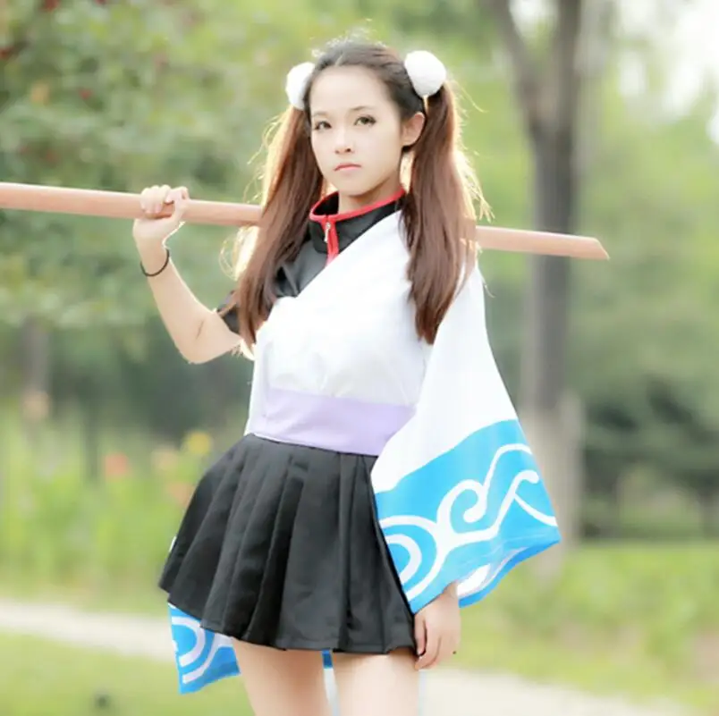 Anime Gintama Sakata Gintoki Female Kimono Cosplay Costume Full Set Women Uniform ( Cloak + Top + Skirt + Belt )
Anime Gintama Sakata Gintoki Female Kimono Cosplay Costume Full Set Women Uniform ( Cloak + Top + Skirt + Belt )