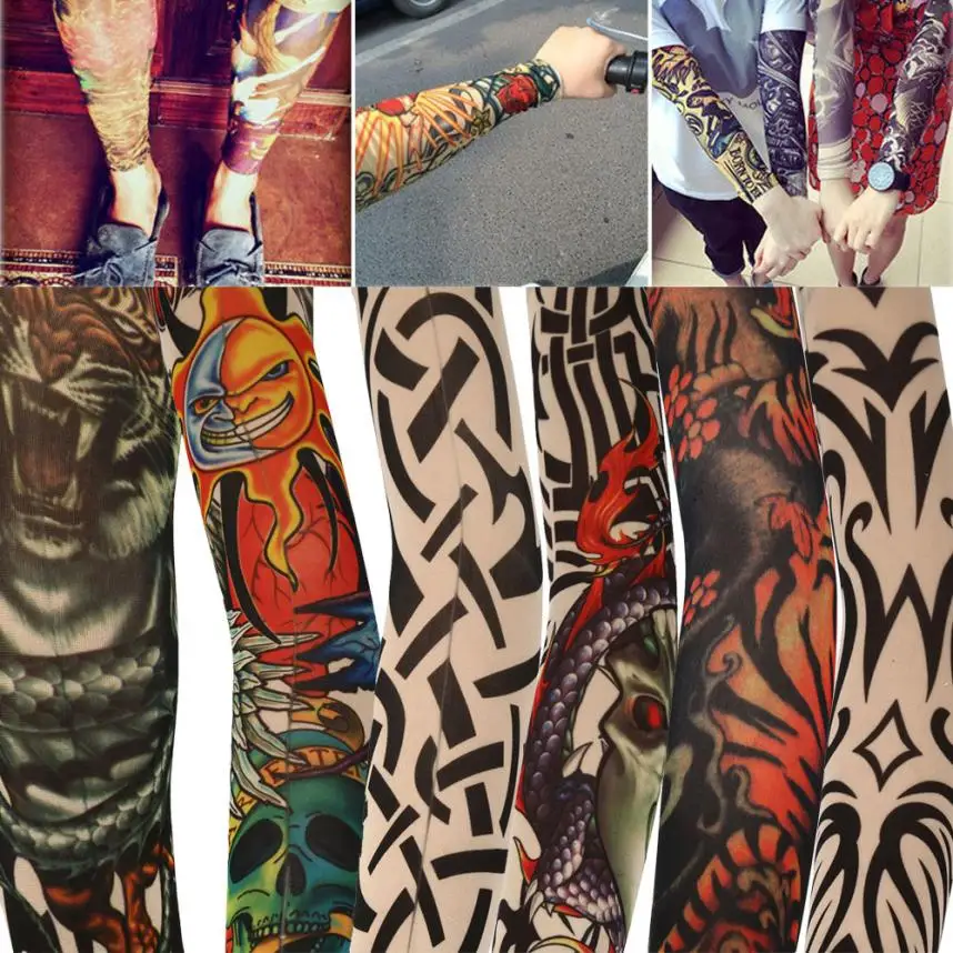 Unisex Temporary Fake Slip On Tattoo Arm Sleeves Kit New Fashion Sunscreen JUL14 Dropship
Unisex Temporary Fake Slip On Tattoo Arm Sleeves Kit New Fashion Sunscreen JUL14 Dropship
