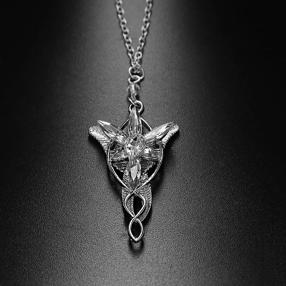Hot 1 PCS Fashion Silver Lord Of The Chain Arwen's Evenstar Necklace Pendant Chain Jewelry
Hot 1 PCS Fashion Silver Lord Of The Chain Arwen's Evenstar Necklace Pendant Chain Jewelry