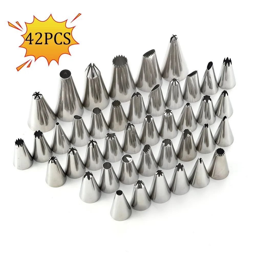 74pcs/set Stainless Steel Icing Tips Reusable Coupler Silicone Bag Disposable Icing Bags Cleaning brush Cake Scraper
74pcs/set Stainless Steel Icing Tips Reusable Coupler Silicone Bag Disposable Icing Bags Cleaning brush Cake Scraper
