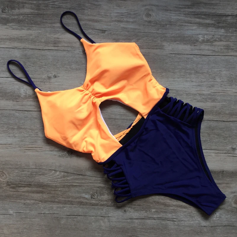 Sexy Patchwork One Piece Swimsuit Women May Beach Cut Out Monokini Halter Backless Swimwear Push up Bathing Suit
Sexy Patchwork One Piece Swimsuit Women May Beach Cut Out Monokini Halter Backless Swimwear Push up Bathing Suit