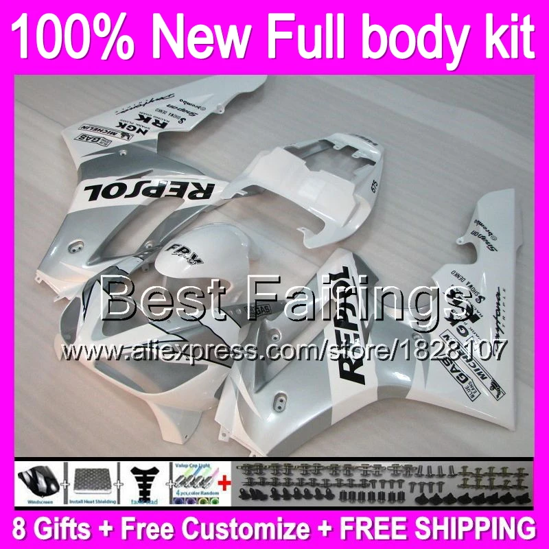 Fairing For TRIUMPH Daytona 675 02-08 Repsol White B6 02 03 04 05 06 07 08 08 08 2002 2006 Silvery white 2007 2008 2008 +decal
Fairing For TRIUMPH Daytona 675 02-08 Repsol White B6 02 03 04 05 06 07 08 08 08 2002 2006 Silvery white 2007 2008 2008 +decal