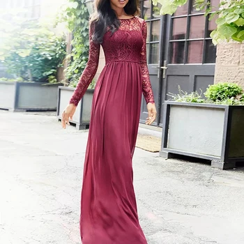Sexy Backless Burgundy Lace A line Bridesmamid Dresses 2018 Formal Prom Dress Party Wear Prom Gowns robe demoiselle d'honneur
Sexy Backless Burgundy Lace A line Bridesmamid Dresses 2018 Formal Prom Dress Party Wear Prom Gowns robe demoiselle d'honneur