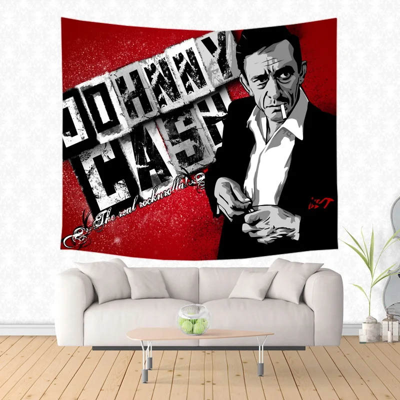 Johnny Cash Pattern Tapestry Decorative Wall Hanging Carpet Bedding Outlet Door Curtain Textiles
Johnny Cash Pattern Tapestry Decorative Wall Hanging Carpet Bedding Outlet Door Curtain Textiles