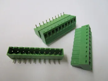 80 Pcs Close Angle 10 pin/way Pitch 5.08mm Screw Terminal Block Connector Green Color Pluggable Type With Angle pin
80 Pcs Close Angle 10 pin/way Pitch 5.08mm Screw Terminal Block Connector Green Color Pluggable Type With Angle pin
