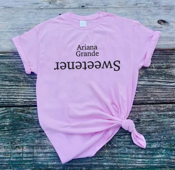 Sugarbaby Sweetener T Shirt No tears left you cry Ariana inspired song Music Star T shirt Short Sleeve Fashion t shirt Drop ship
Sugarbaby Sweetener T Shirt No tears left you cry Ariana inspired song Music Star T shirt Short Sleeve Fashion t shirt Drop ship
