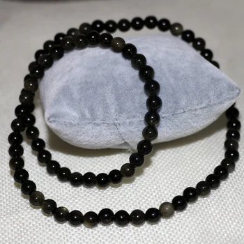 Retro Fashion 6mm Natural Stone Black Obsidian Round Beads Bracelets Multilayer Strand for Men Women Jewelry 18inch B2897
Retro Fashion 6mm Natural Stone Black Obsidian Round Beads Bracelets Multilayer Strand for Men Women Jewelry 18inch B2897