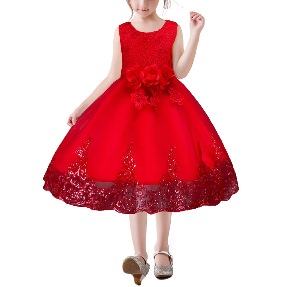 BAOHULU Kids Princess Girl Wedding Party Dress Sleeveless Lace Sequins Ceremony Formal Gown Flower Girls Dress Girls Clothes
BAOHULU Kids Princess Girl Wedding Party Dress Sleeveless Lace Sequins Ceremony Formal Gown Flower Girls Dress Girls Clothes