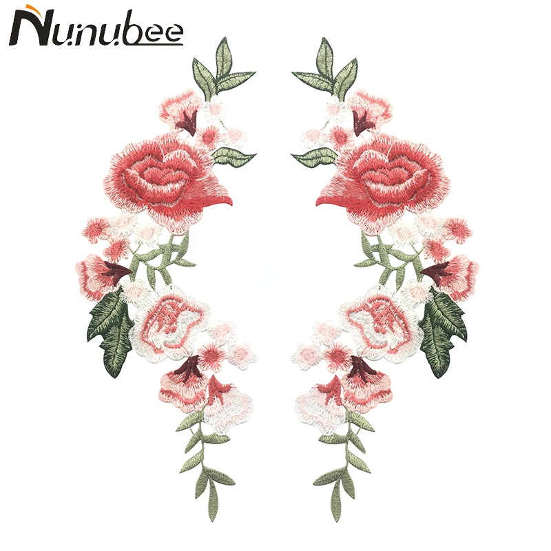 Nunubee 2pcs/Set Rose Flower Embroidery Sew On Patches Sticker for Clothes Parches Para La Ropa Applique Flower Patches
Nunubee 2pcs/Set Rose Flower Embroidery Sew On Patches Sticker for Clothes Parches Para La Ropa Applique Flower Patches